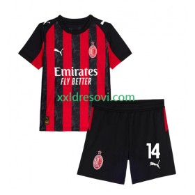 AC Milan Luca Modrić 14 Domaći Dječji Nogometni Dres 2025-2026